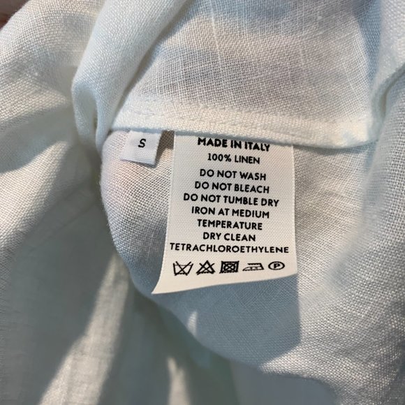 NWOT Mansur Gavriel Oversized Tiered Linen Dress - Picture 10 of 10